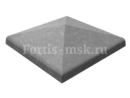 Крышка столба четырёхскатная 520х520х135мм Классика